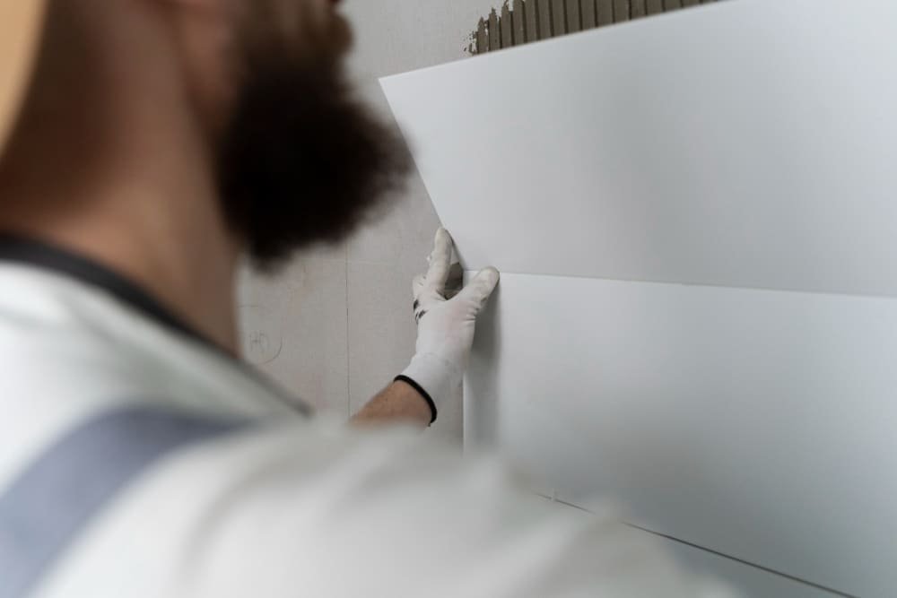 Ravalement de façade avec enduit hydraulique